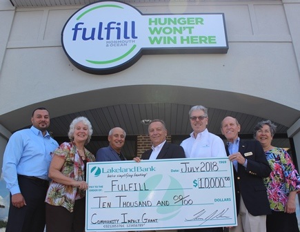 $10,000 Check Presentation to Fulfill